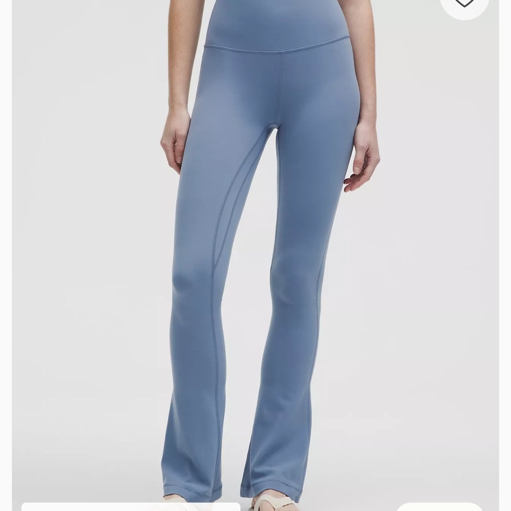 Lululemon Athletica Light Blue Flare Leggings